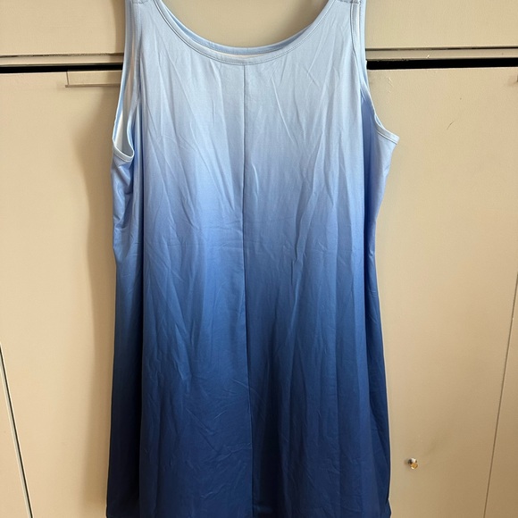 SHEIN Blue Ombre Tank Swing Dress - Picture 2 of 6